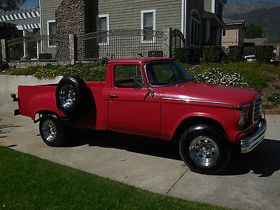 Studebaker : CHAMP 1961 studebaker pick up champ great condition red 8 bed