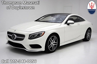 Mercedes-Benz : S-Class COUPE 2015 s 550 4 matic coupe like new condition only 5 100 miles white