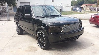 Land Rover : Range Rover HSE 24 inch lexani very clean black window tint 4 x 4 custom grille air ride