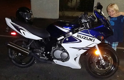 Suzuki : GS 2006 suzuki gs 500 f blue white low miles 55 mpg california highway bike gs 500