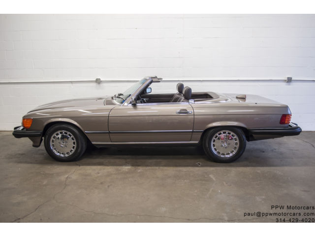 Mercedes-Benz : 500-Series 2dr Roadster 1987 mercedes benz 560 sl only 55 600 miles just two owners window sticker