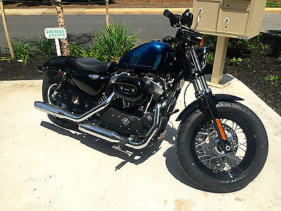 Harley-Davidson : Sportster Forty-Eight Almost Brand New, only 93 total miles. Blue Flake, Perfect Condition