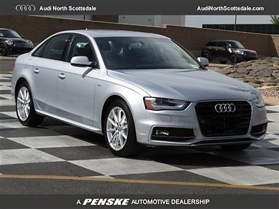 Audi : A4 Premium Package 2.0 FWD Navigation New Silver Audi A4 Black Heated Leather Bluetooth Navigation Sirius XM LED's