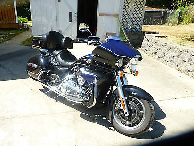 Kawasaki : Vulcan 2013 kawasaki vulcan voyager 1700 abs blue black chrome beautiful bike vn 1700