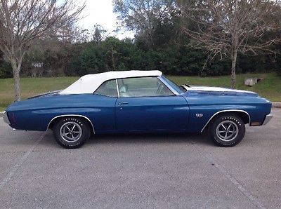 Chevrolet : Chevelle SS 454 LS6 1970 chevrolet chevelle ss 454 ls 6 convertible