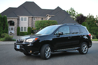 Subaru : Forester 2.0XT Touring Wagon 4-Door 2015 subaru forester touring package with low miles black on black
