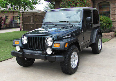 Jeep : Wrangler RUBICON 2005 jeep rubicon 7458 miles rare color both tops auto