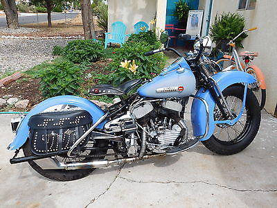 Harley-Davidson : Touring 1950 harley davidson wl flathead daley driver 1037 mil on restoration video