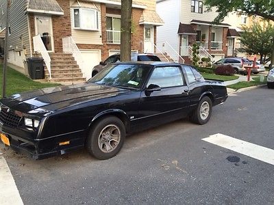 Chevrolet : Monte Carlo SS 1987 chevy monte carlo ss 350 with t tops