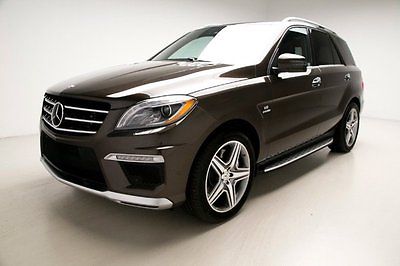 Mercedes-Benz : M-Class ML63 AMG 4MATIC Certified 2013 13K MILES 1 OWNER 2013 mercedes benz ml 63 4 matic amg 13 k mile nav sunroof 1 owner cln carfax vroom