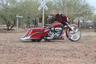 Custom Built Motorcycles : Other 26 azzkikr custom candy show paint bagger with air ride