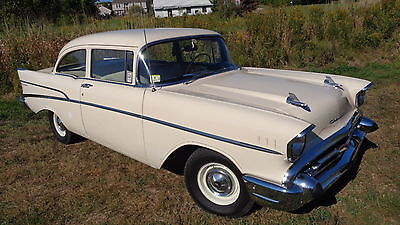 Chevrolet : Bel Air/150/210 210 2 door sedan 1957 chevy 210 2 door sedan nice original car with one repaint