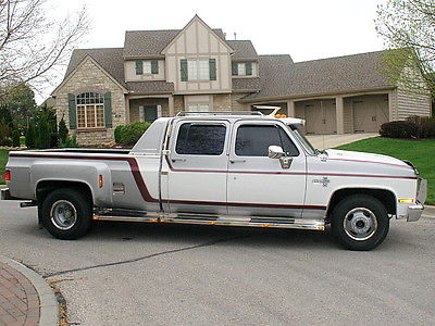 Chevrolet : C/K Pickup 3500 Silverado 30 1988 chevrolet silverado san kar conversion 1 ton crew cab dually