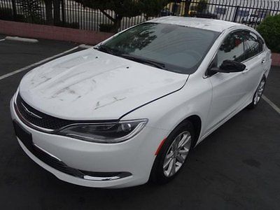 Chrysler : 200 Series Limited 2015 chrysler 200 limited damaged repairable salvage wrecked save rebuilder