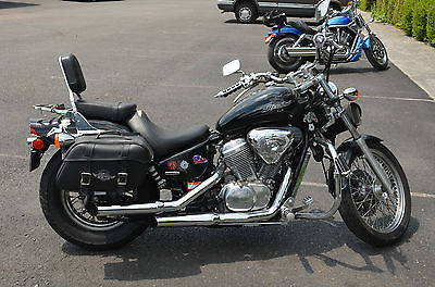 Honda : Shadow 2006 black honda shadow vt 600 c vlx deluxe dlx vt 600 c saddlebags pipes extras