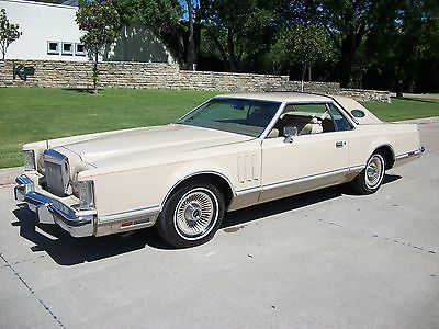 Lincoln : Mark Series Cartier 1979 lincoln mark v cartier series 66 k miles texas