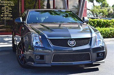 Cadillac : CTS 2dr Coupe 2015 cadillac cts v coupe supercharged 6.2 l v 8 2 k miles navi 1 owner clean