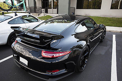 Porsche : 911 GT3 Coupe 2-Door 2015 porsche gt 3 jet black metallic pdk navigation xdg wheels painted in black