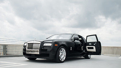 Rolls-Royce : Ghost Base Sedan 4-Door 2011 rolls royce ghost black piano wood full driver assist package