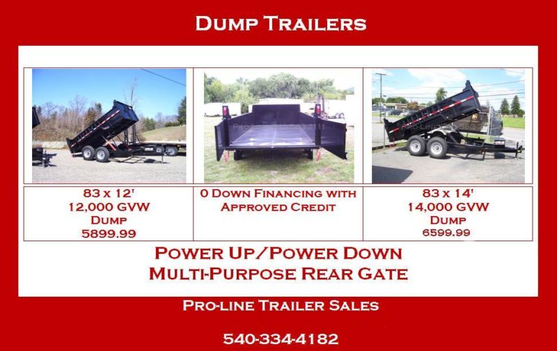 7 x 12 dump trailer