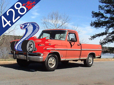 Ford : F-100 2DR 1968 ford f 100 428 4 speed fast