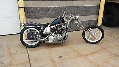 Harley-Davidson : Sportster 77 ironhead chopper