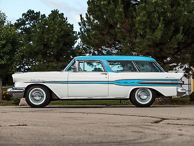 Pontiac : Other Star Chief Custom Safari 1957 pontiac star chief custom safari 2 door station wagon tri power nomad rare