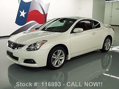 Nissan : Altima 2012   2.5 S COUPE RED LEATHER SUNROOF 43K 2012 nissan altima 2.5 s coupe red leather sunroof 43 k 116893 texas direct auto