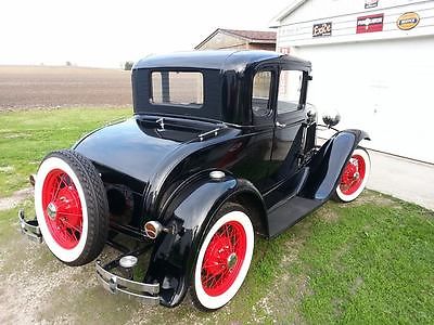 Ford : Model A coupe 1931 ford model a rumble seat deluxe coupe