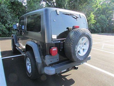 Jeep : Wrangler 2dr Sport 2 dr sport low miles suv automatic gasoline 4.0 l straight 6 cyl black