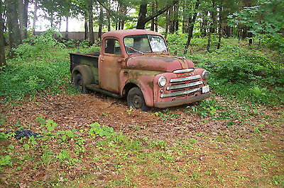 Dodge : Other Pickups base 1949 dodge pickup 1 2 ton shop truck patina rat rod look flathead ram stepside