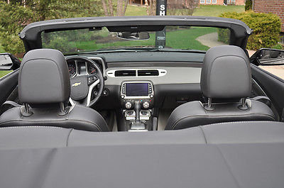 Chevrolet : Camaro LT2 2013 camaro convertible 2 lt black on black