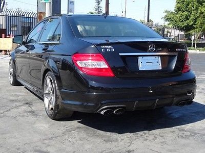 Mercedes-Benz : C-Class C63 AMG 2008 mercedes benz c class c 63 amg repairable salvage wrecked damaged project
