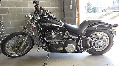 Harley-Davidson : Softail 2003 100 th anniversary nightrain carburator equipped west coast choppers pipe