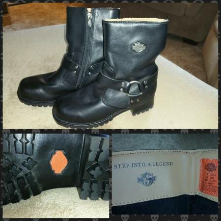 Harley Davidson Women's Motorcycle Boots, 0