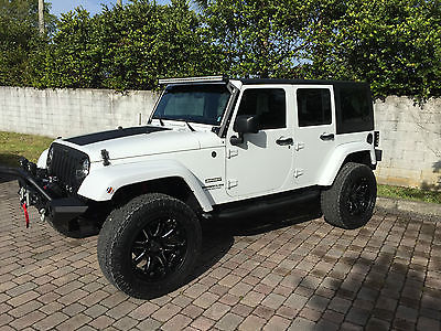 Jeep : Wrangler Unlimited Sport Sport Utility 4-Door 2014 jeep wrangler 3.6 l unlimited 4 door suv lift kit tons of upgrades