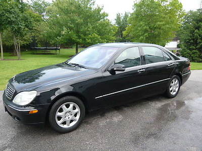 Mercedes-Benz : S-Class S-Class, Leather 2000 mercedes benz s 430 w sedan black black w every option only 113 k miles
