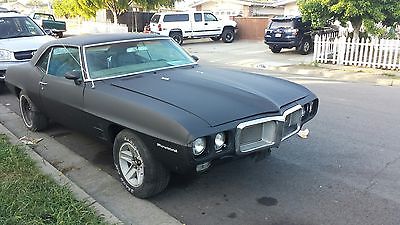 Pontiac : Firebird 2dr Hardtop Sport Coupe 1969 pontiac firebird 400 motor runs needs paint and interior