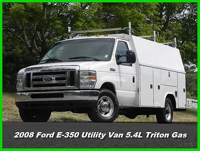 Ford : E-Series Van Enclosed Utility Van 08 ford e 350 cutaway enclosed utility van 5.4 l triton gas used reading e 350 ac