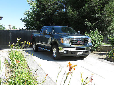 GMC : Sierra 2500 SLE 2012 gmc sierra 2500 hd sle duramax z 71 crew cab 6.6 l low miles excellent