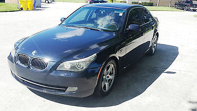 BMW : 5-Series 535i 535 i twin turbo 3.0 liter inline 6 navy blue beautifully maintained
