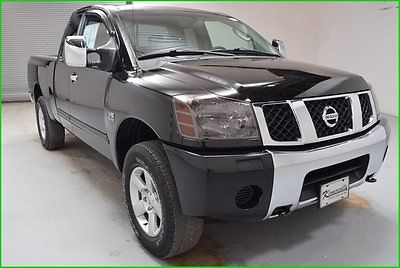 Nissan : Titan SE 4x4 Extended cab Truck Tow pack Bedliner 6 CD FINANCING AVAILABLE!! 66k Mi Used 2004 Nissan Titan 4WD King Cab Truck Cloth int