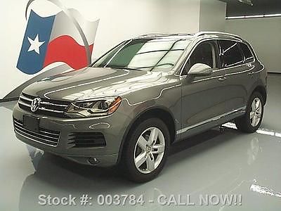 Volkswagen : Touareg 2012   VR6 LUX AWD PANO ROOF NAV 19'S! 2012 volkswagen touareg vr 6 lux awd pano roof nav 19 s 003784 texas direct