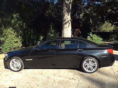 BMW : 7-Series 2012 bmw 750 li sedan 12 500 miles black sapphire saddle black interior