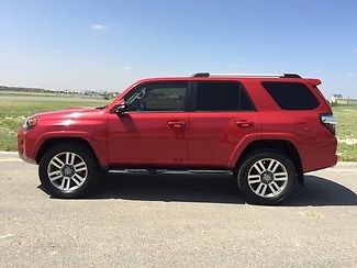 Toyota : 4Runner Trail Premium 2014 red trail premium 4.0 l v 6 auto only 1800 mi like new condition texas