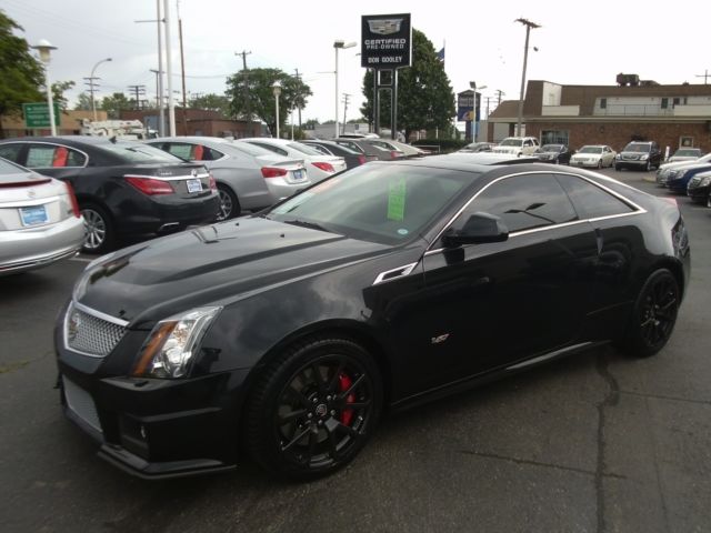 Cadillac : CTS CTS V SERIES 2013 cadillac cts v coupe black diamond edition 74 625 msrp new michelins