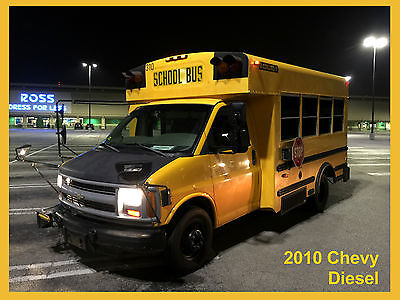 Chevrolet : Express Base Cutaway Van 2-Door School Bus / 2001 Chevrolet Express 3500 Base Cutaway Van 2-Door 6.5L Diesel