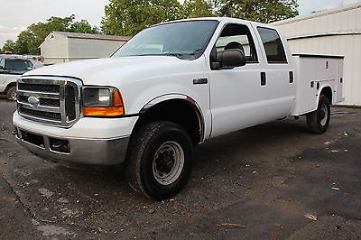 Ford : F-350 4X4 CREW CAB 8FT KNAPHEIDE 4:10 LTD AXLE WELL MAINTAINED FLEET LEASE !UTILITY SERVICE TRUCK! RUNS GREAT DRIVE IT HOME!!
