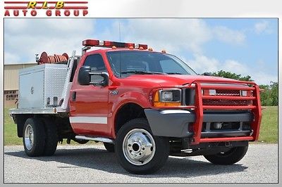 Ford : F-450 XL Cab & Chassis Fire Brush Truck 1999 f 450 cab chassis brush truck 7.3 liter powerstroke diesel 49 000 miles