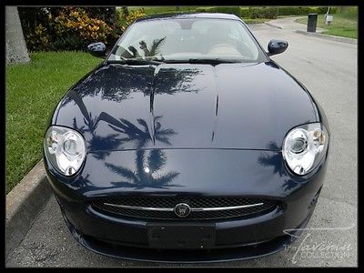 Jaguar : XK 07 xk coupe rare indigo blue clean carfax navigation senta sport wheels xenon fl